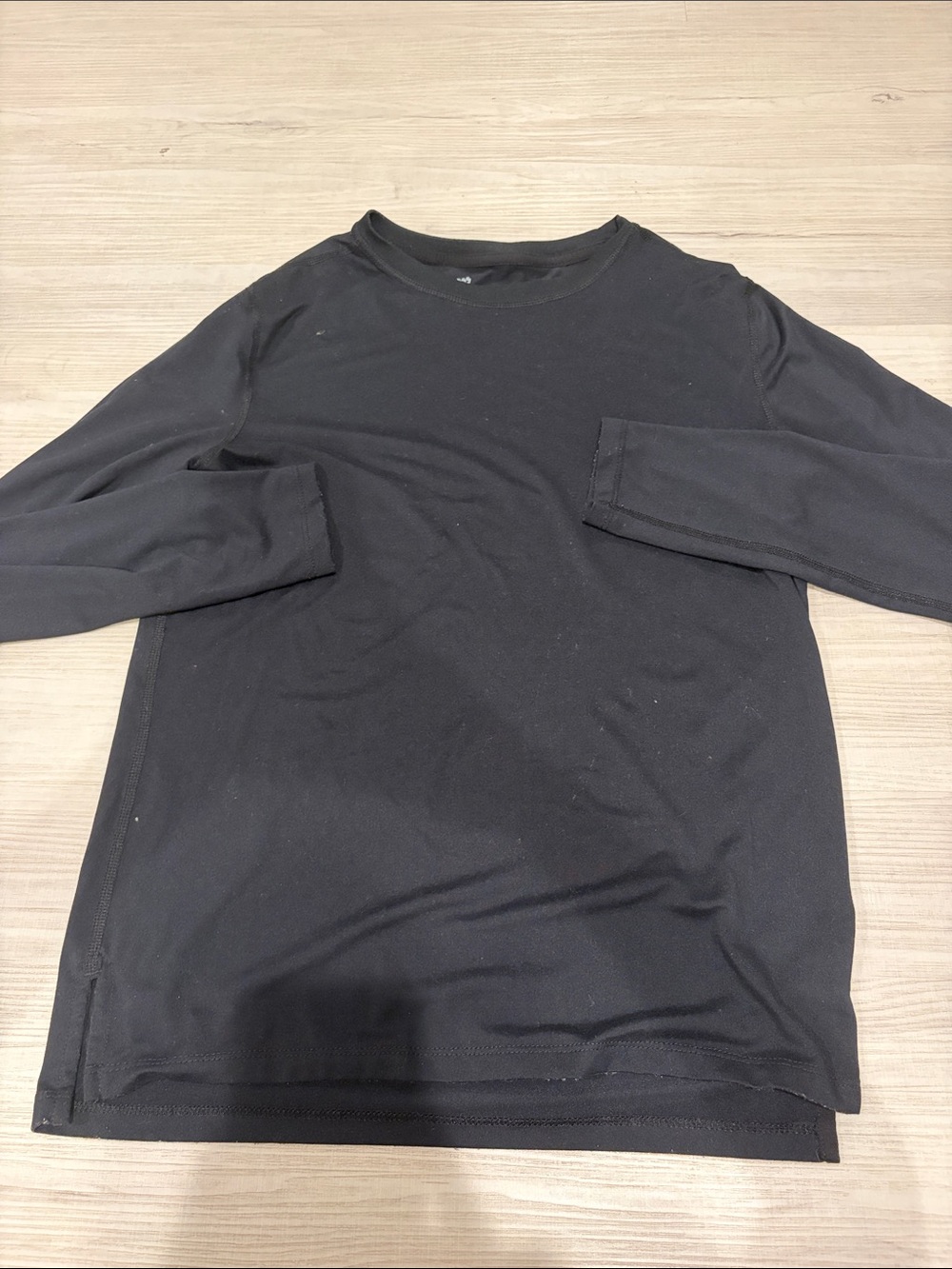 all in motion Black Long-Sleeve Crewneck Shirt
